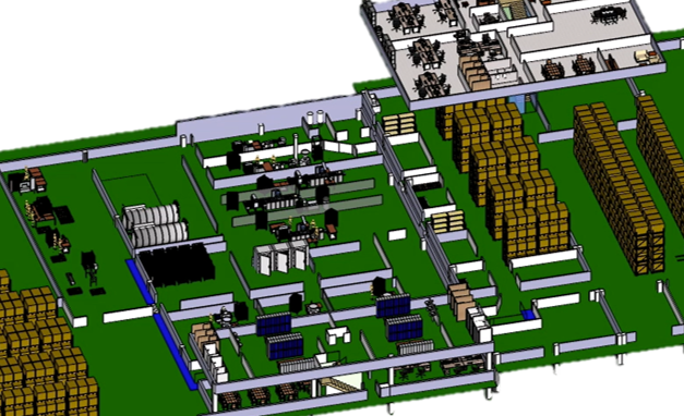 Lay out en 3D